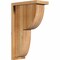 Ekena Millwork Crestline Rough Sawn Corbel w/Backplate, Western Red Cedar, 6"W x 12"D x 20"H COR06X12X20CRE01RWR - alternate 1